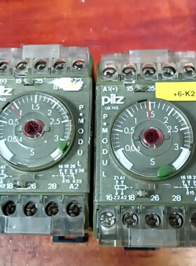 皮尔兹时间继电器   PF-1NBFZ拆机两台成色如图