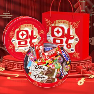 脆香米德芙五福临门298g糖果巧克力礼盒