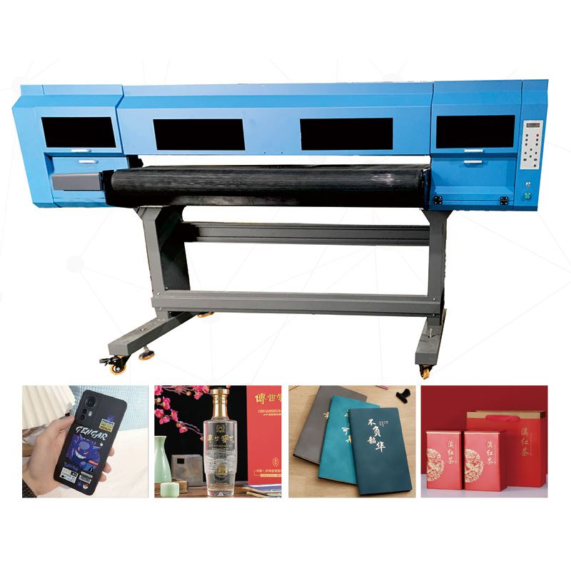 宽幅四头水晶标网带打印机ABTransferFilm1.6mUVDTFPrinter