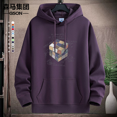 森马新款纯棉潮牌连帽卫衣