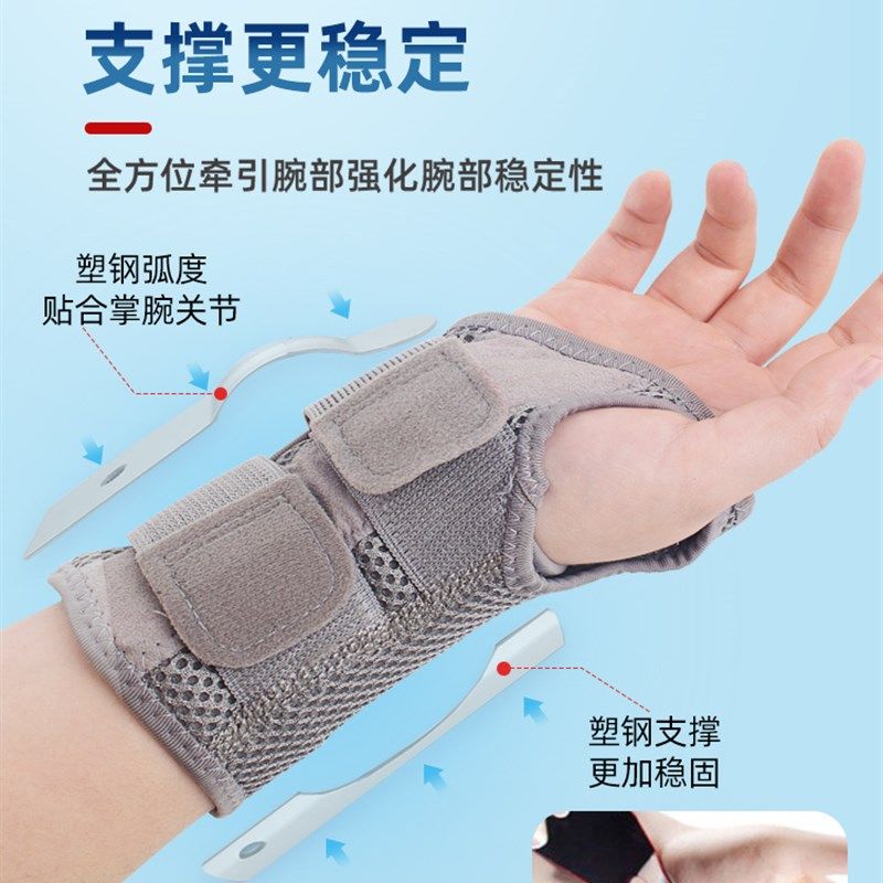 极速手腕固定器护腕扭伤腱鞘关节支具F护套男女疼劳损骨折护具康