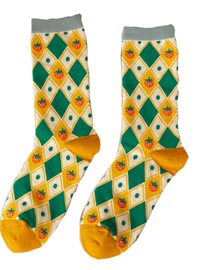 极速2 Pair Print Cute Long Winter Socks Women FashioWn New F