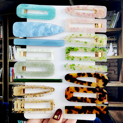 极速2/3pcs Hair Clnip Set Acetate Hairpin Women Hair Accesso