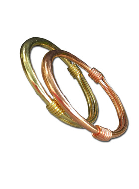 极速纯紫铜黄铜大人手镯成人宝宝儿童饰品纯手工镯U子童镯情侣手