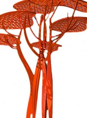 极速定制学校园林广场景观不锈z钢雕塑定制镜面发光月亮圆环鹿金