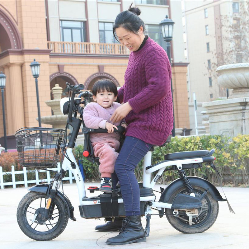 极速电动踏e板车前置婴儿座椅电瓶车宝宝座椅儿童前置凳摩托车安