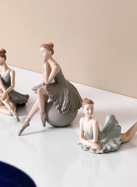 极速摆件礼物装饰创意客r厅房间品芭蕾女孩桌面艺术家居北欧公主