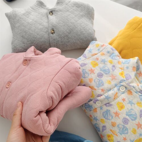 新品校服神c器软糯保暖小棉袄儿童纯棉棉衣 男童女童绗缝内胆冬