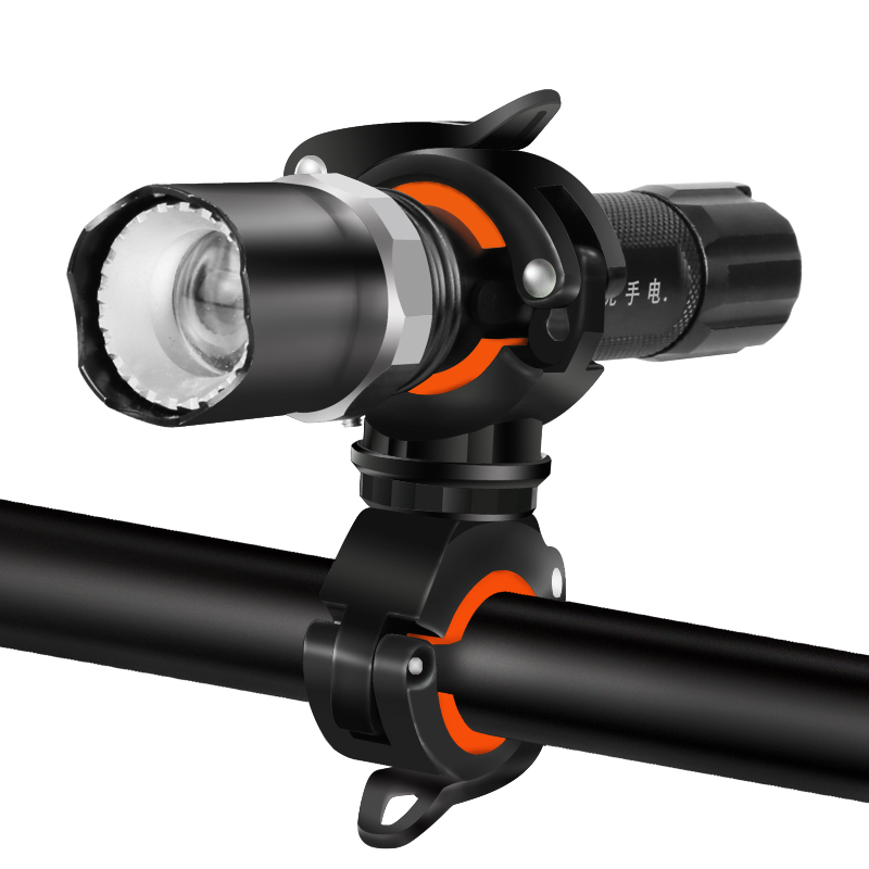 极速自行车灯架夹手电筒架山地车前灯架单车固定支架X通用灯座骑