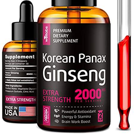 新品Liquid Korean Panax Ginsyeng Extract - High in Ginsenosi