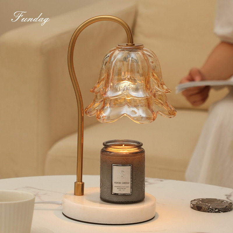 极速铃兰香薰融蜡灯床头柜小夜灯大E理石调光融烛灯家居摆件礼物,节庆用品/礼品,蜡烛,淘宝优惠券,粉丝福利购,淘宝优惠卷
