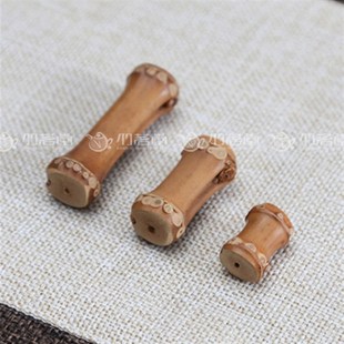 极速竹制茶针茶夹茶则托 竹鞭筷子托茶道零配件 竹根竹Z节茶具架