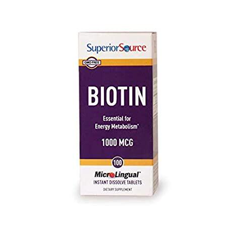 新品Superior Source pBiotin 1000 mcg Sublingual Instant Diss