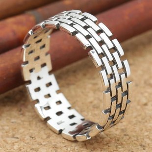 rings GrAeat Wall 极速Mens thin womens pattern couple and