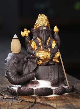 极速Purple Sand Backflow Aromatherapy Furnace LSotus Elephan