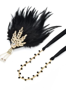 极速1920化妆舞会头带欧美复古万圣节日宴L会舞会配饰婚礼派对头