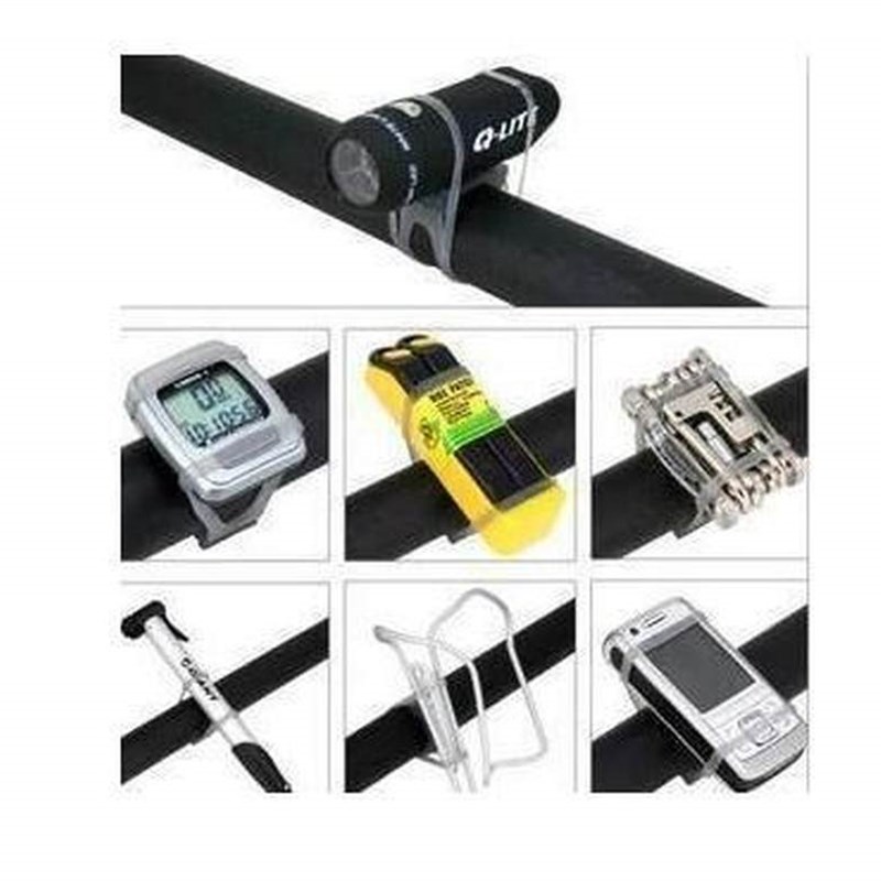 极速固定前灯硅胶m圈橡皮圈绑带头灯圈圈自行车灯架灯座单车尾灯