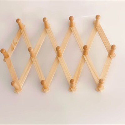 新品Big Sizeg 13 Hooks large Hanger Retractable Log Hanger D