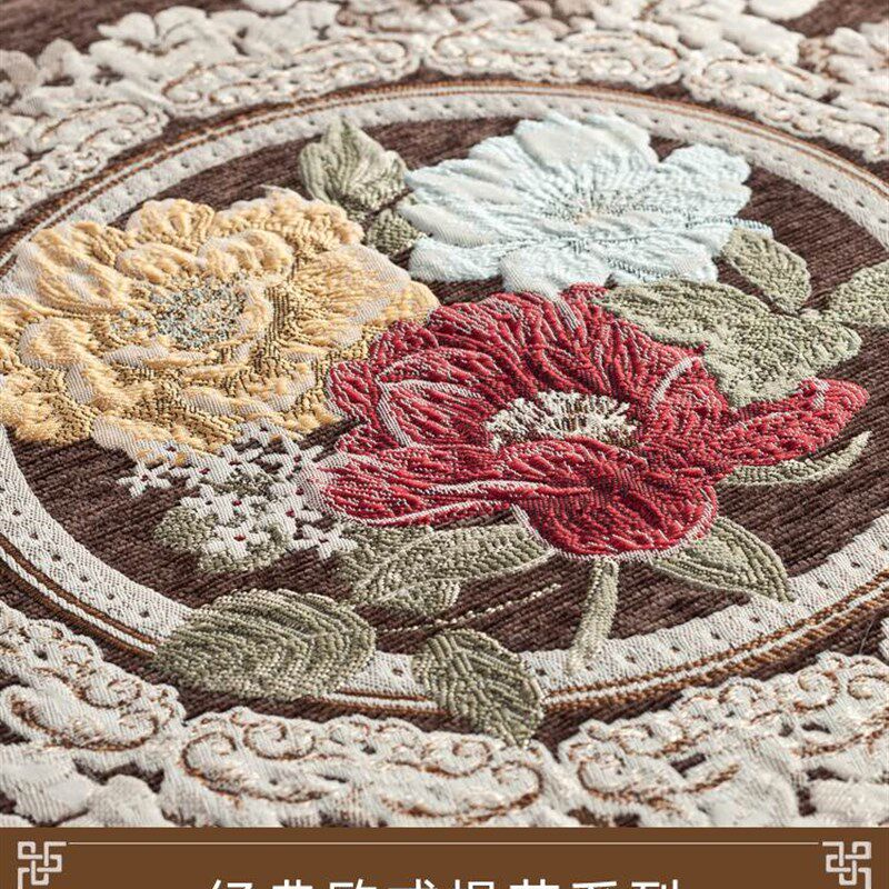 极速家用欧式餐椅垫加厚餐桌w椅子坐垫四季通用可拆洗带绑带凳子