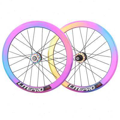 极速LP litepro高框刀圈轮组20寸74130V刹变速轮毂451碟Z刹风行P8