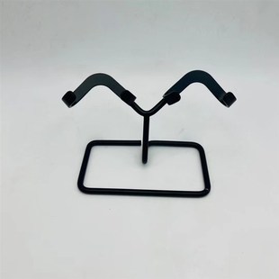 极速双爱心 水晶原石矿标心形水晶玛瑙 球体展示金属Z底座支架子