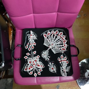 极速戏剧用品水钻头面头饰v老五头面头面盒子吕合金箱子饰品箱子