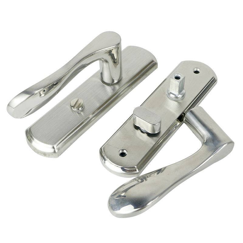 极速卫生间门锁无钥匙洗手间厕所浴室通用型家O用室内铝合金门把