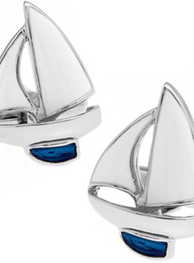 极速Free Shipping Cufflinks Retail Novelty SaiQl Design Blue