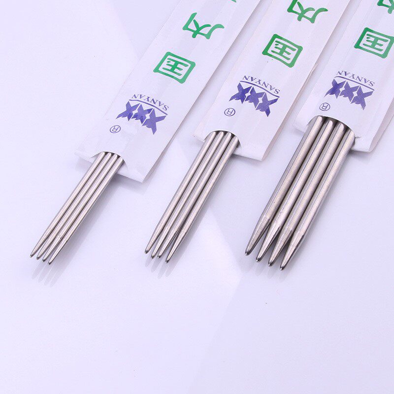 极速毛衣针 36cm长女士 v国标不锈钢毛线直针棒针 套装编织工具包