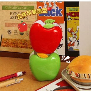 新品多用途苹果笔筒工位摆件办公室D学生桌面可爱女生高颜值装饰