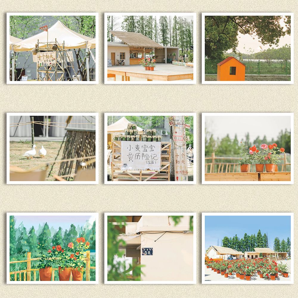 十勤后陡门周边拍立得明信片唯美高颜值ins风趣味创意diy风景小卡