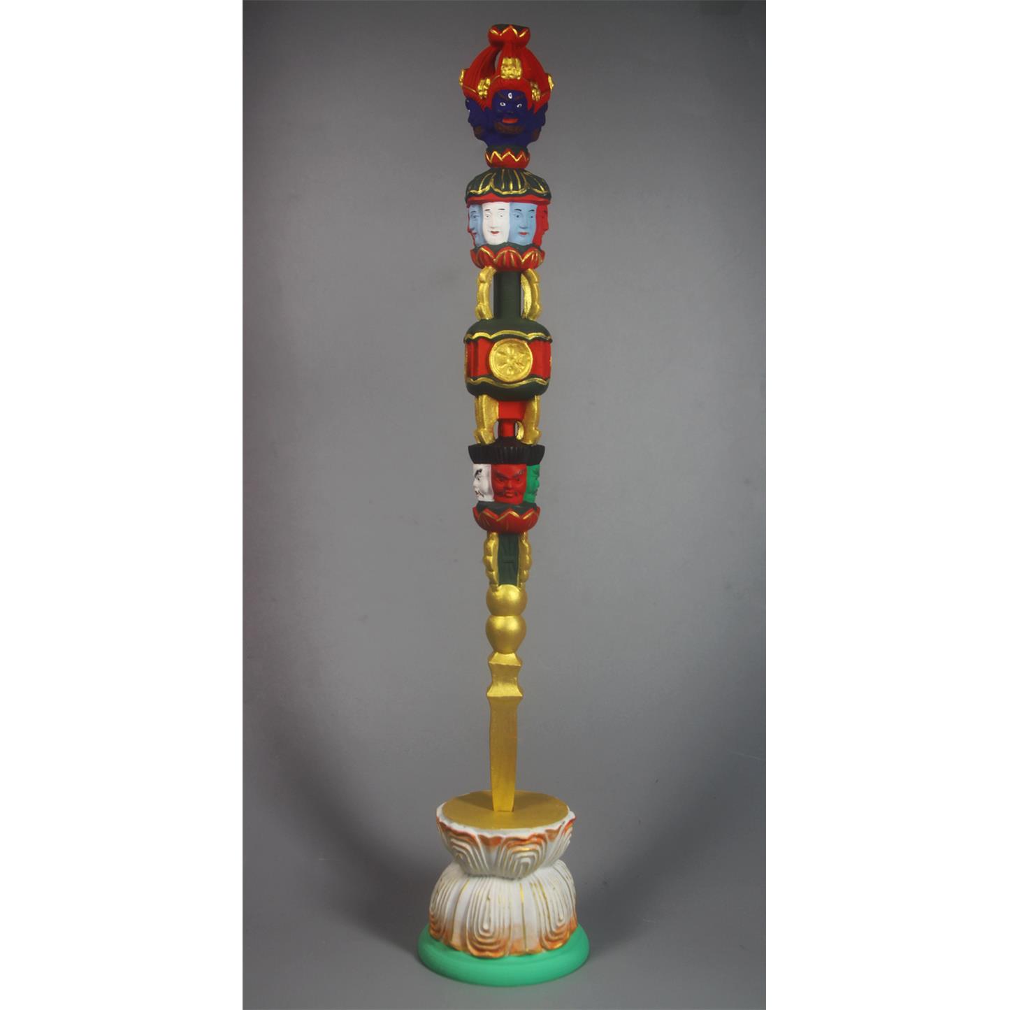 秽迹金刚杵 木雕密宗佛像唐密如法造像手工雕刻