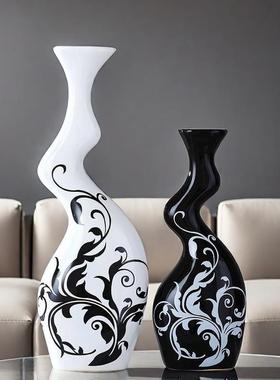 现代简约家居陶瓷花瓶装饰工艺礼品摆饰摆设电视柜玄关酒柜客厅插