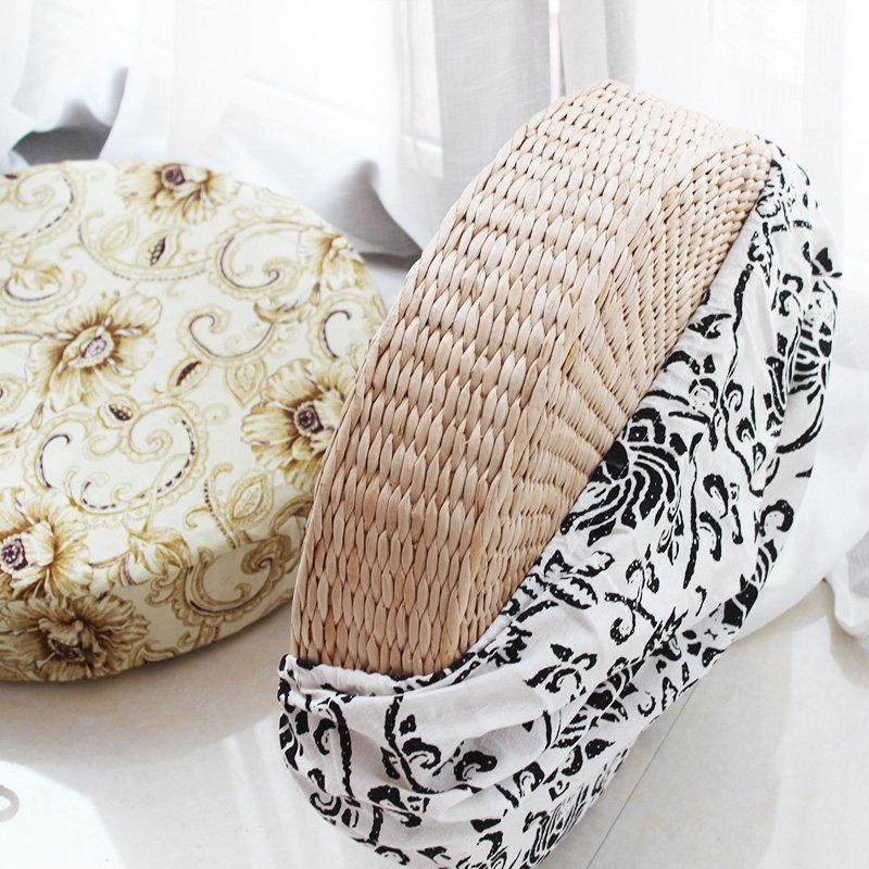 草编蒲团加厚榻榻米飘窗坐垫 草墩打坐垫禅修拜佛垫跪拜垫送布套,居家布艺,蒲团,淘宝优惠券,粉丝福利购,淘宝优惠卷