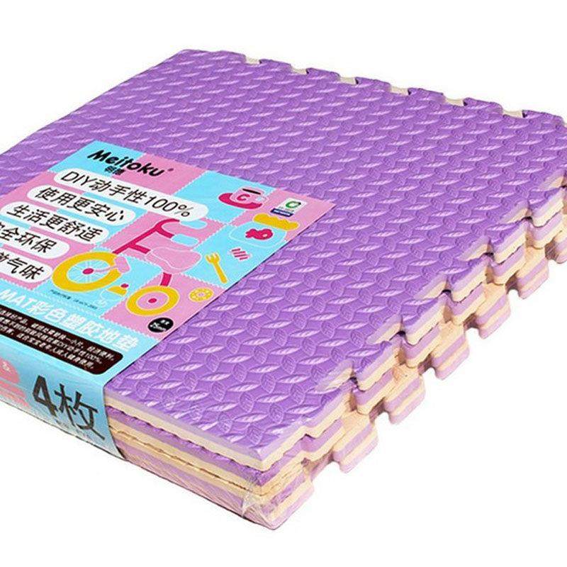 环保宝宝爬行垫泡沫拼接地垫加厚双面双色防滑摔地板垫儿童爬爬垫