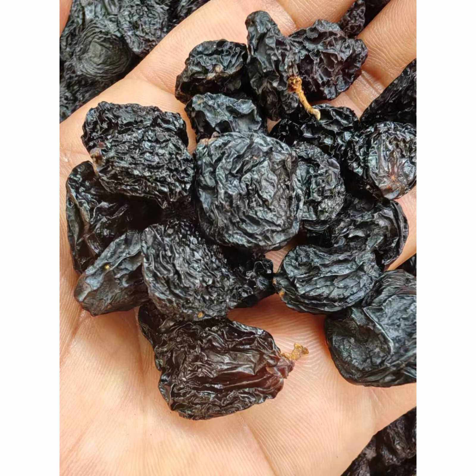 玫瑰香夏黑葡萄干新疆吐鲁番特产黑葡萄干大颗粒无籽干净500g包邮