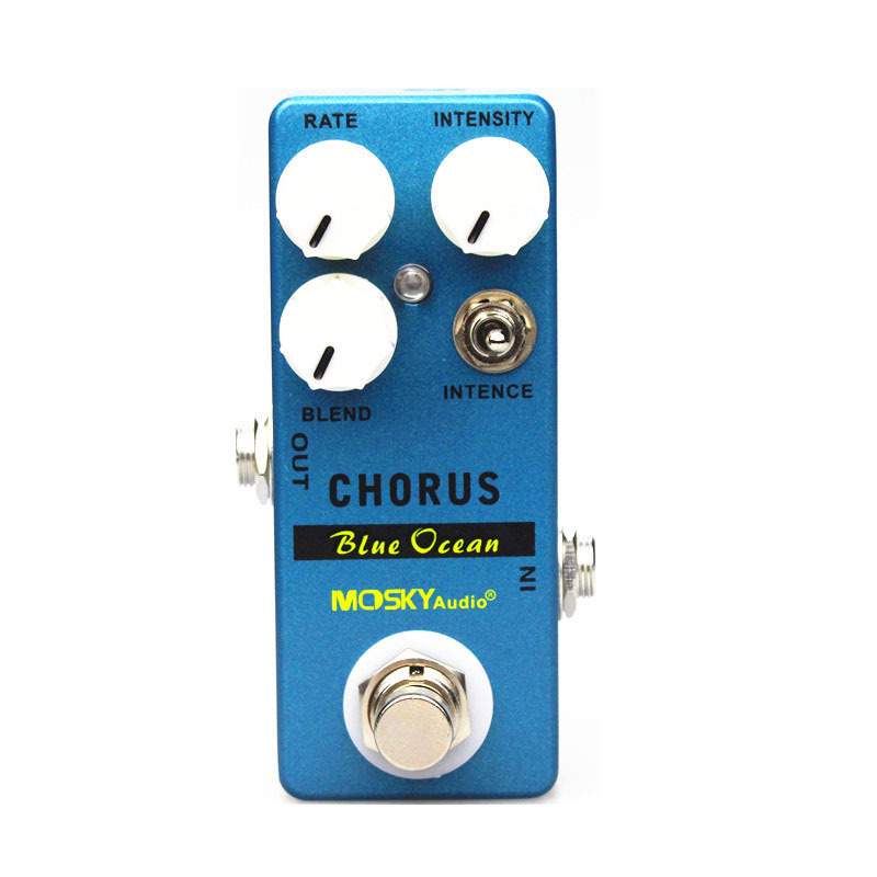 MOSKY Blue Ocean Chorus 电吉他合唱迷你单块效果器 9V 乐器配件