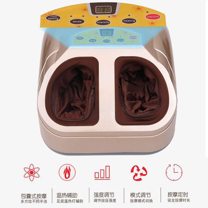 206足疗机豪华家用多功能按摩器足底按摩器美腿器加热足浴盆