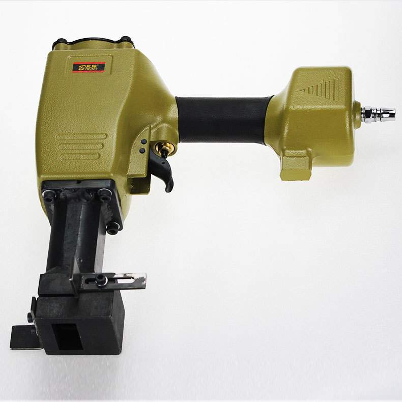 宾驰DJ2金属气动打角枪不锈钢板冲孔机打孔器可调长宽40*20mm