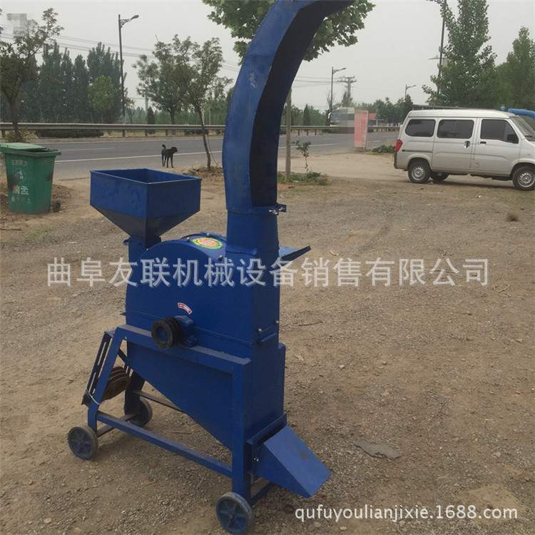 干湿两用红薯秧揉搓粉碎机 猪马牛羊养殖铡草机 三相电秸秆揉丝机