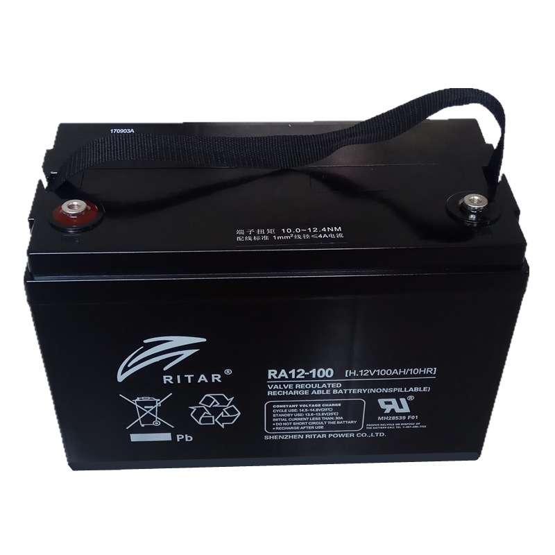 RITAR瑞达蓄电池RA12-100 瑞达蓄电池12V100AH铅酸免维护电瓶