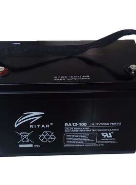 RITAR瑞达蓄电池RA12-100 瑞达蓄电池12V100AH铅酸免维护电瓶