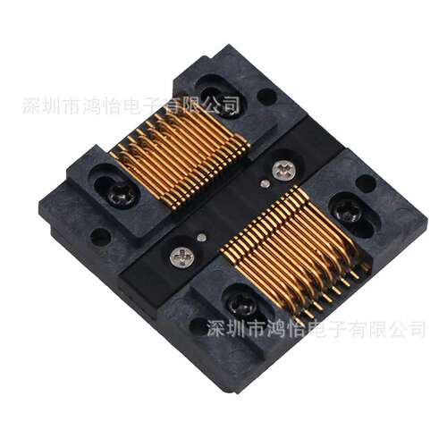SOP34-0.65mm间距开尔文测试座工厂新品上新适用于ATE自动化设备