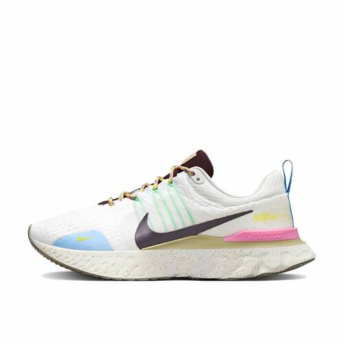 Nike React Infinity Run 减震防滑低帮跑步鞋男款白蓝FJ7068-120