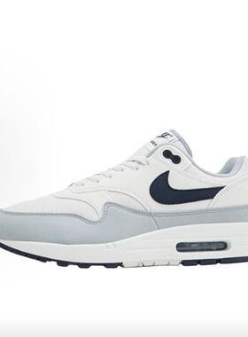 Nike Air Max 1潮流百搭耐磨低帮生活休闲鞋男款白灰色FD9082-002