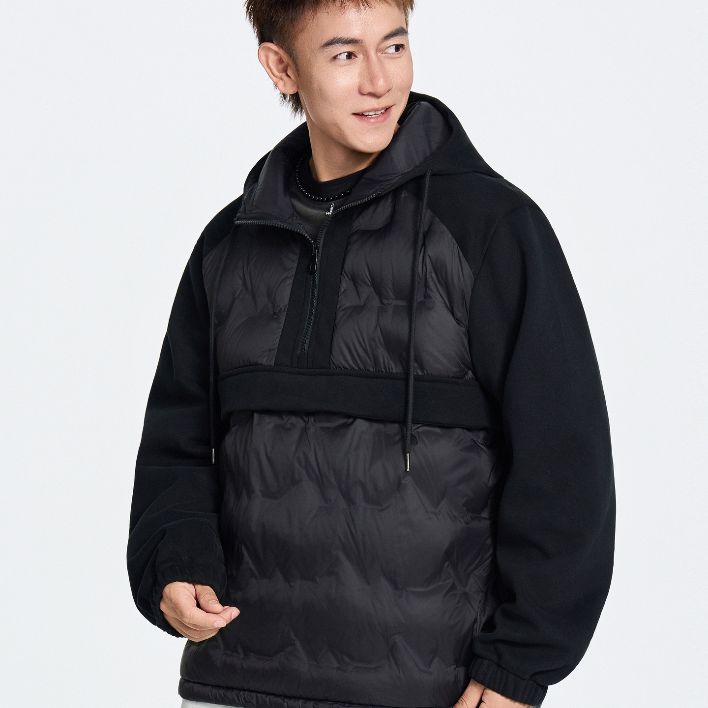 2025冬季新款轻薄鸭绒卫衣