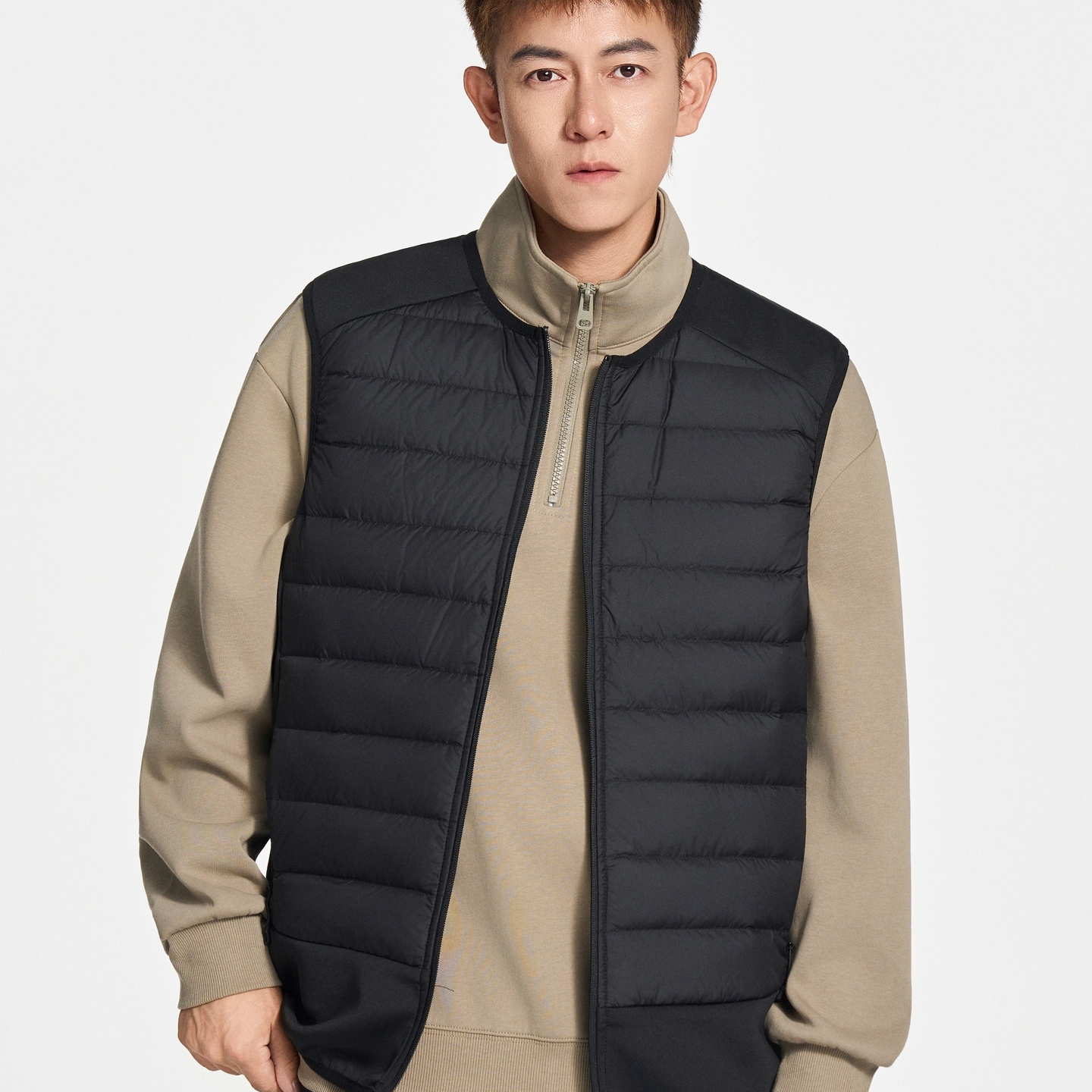 2025冬季新款轻薄鸭绒羽绒马甲