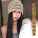 日系针织镂空堆堆帽子女假发薄款 显脸小包头帽 棉麻透气冷帽时尚