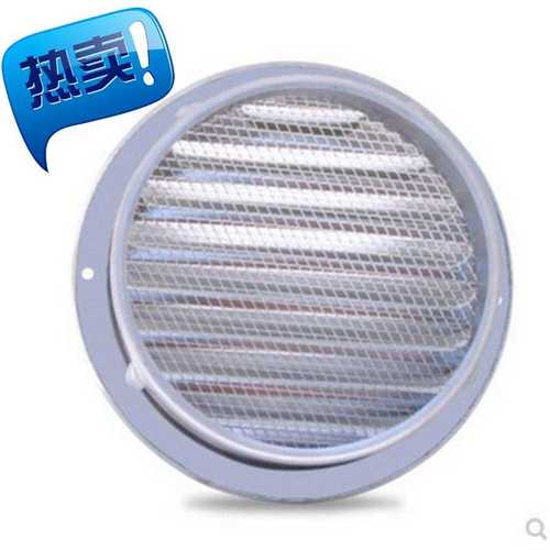 极速厂房管a道口不锈钢外墙平头防雨管F罩住宅蚊虫排气口150mm通