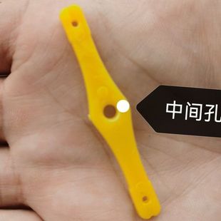 极速扁担钩天平钩二叉配件t弹簧diy鲢鳙钓组扁担两叉加厚鲢鳙钩小